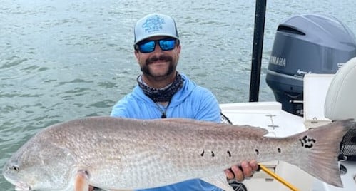 Redfish fishing in New Smyrna Beach, Florida