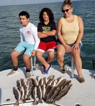 Speckled Trout / Spotted Seatrout fishing in Port Isabel, Texas