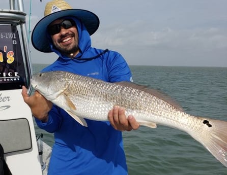 Redfish fishing in Port Isabel, Texas