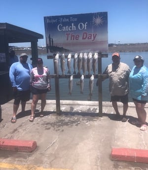 Redfish fishing in Rockport, Texas