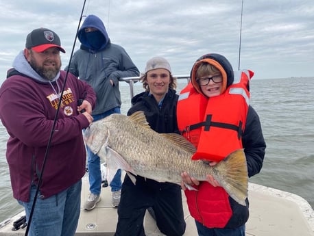 Black Drum fishing in Port Aransas, Texas