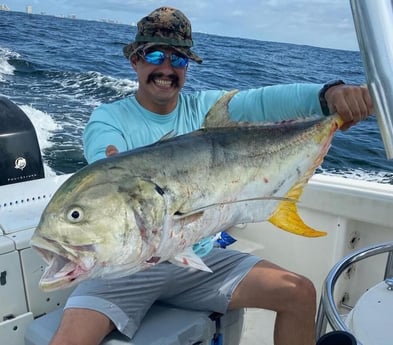 Jack Crevalle fishing in South Padre Island, Texas