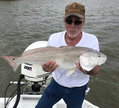 Redfish fishing in Surfside Beach, Texas