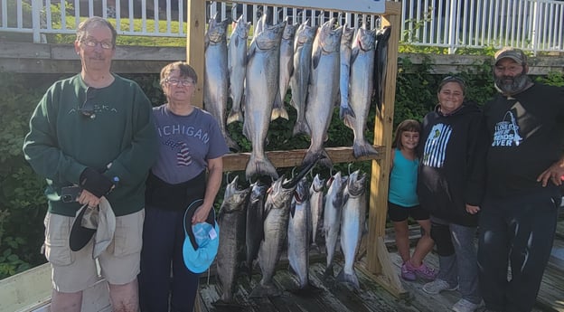 Fishing in Manistee, Michigan