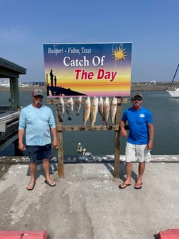 Black Drum, Redfish Fishing in Rockport, Texas