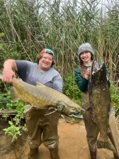 Fishing in Big Rapids, Michigan