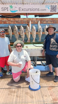 Black Drum, Speckled Trout Fishing in South Padre Island, Texas