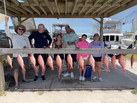 Red Snapper Fishing in South Padre Island, Texas