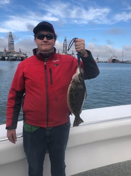 Flounder fishing in Galveston, Texas