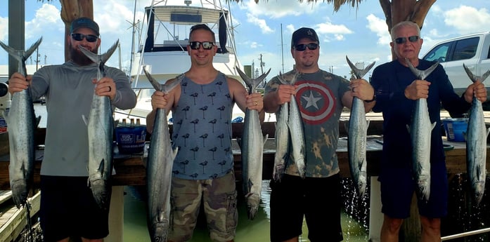 King Mackerel / Kingfish, Spanish Mackerel fishing in Galveston, Texas