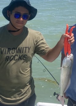 Redfish fishing in South Padre Island, Texas