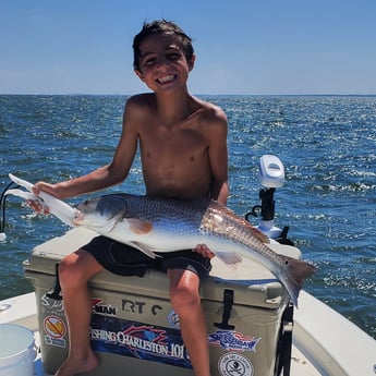 Redfish fishing in Mount Pleasant, South Carolina