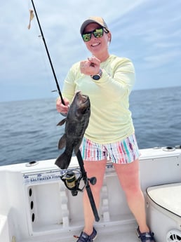 Black Seabass fishing in Mount Pleasant, South Carolina