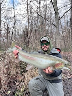 Fishing in Big Rapids, Michigan