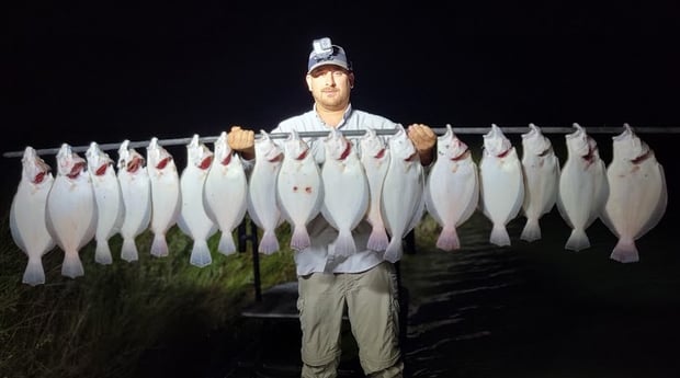 Flounder Fishing in Rio Hondo, Texas