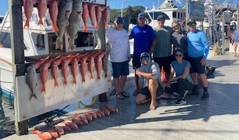 Amberjack, Red Grouper, Red Snapper Fishing in Destin, Florida