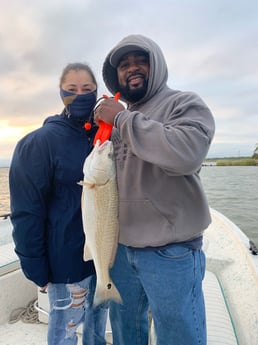 Redfish fishing in Galveston, Texas