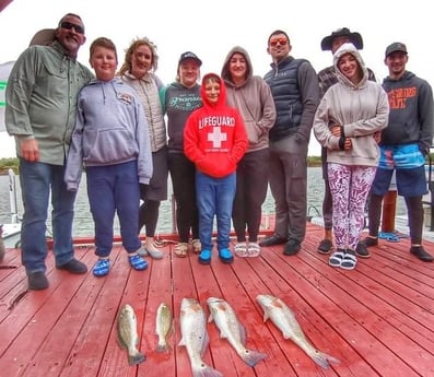 Redfish, Speckled Trout / Spotted Seatrout fishing in South Padre Island, Texas