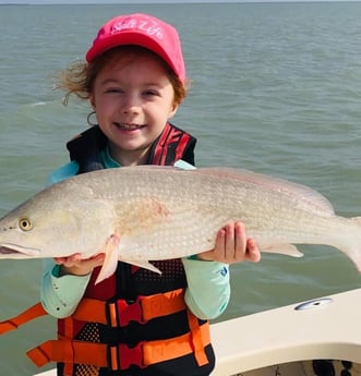 Redfish fishing in South Padre Island, Texas