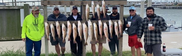 Redfish fishing in Aransas Pass, Texas