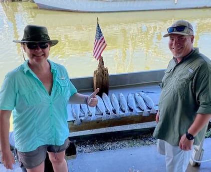 Speckled Trout / Spotted Seatrout fishing in Texas City, Texas