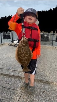 Flounder fishing in Freeport, Texas