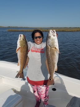 Redfish fishing in Sulphur, Louisiana