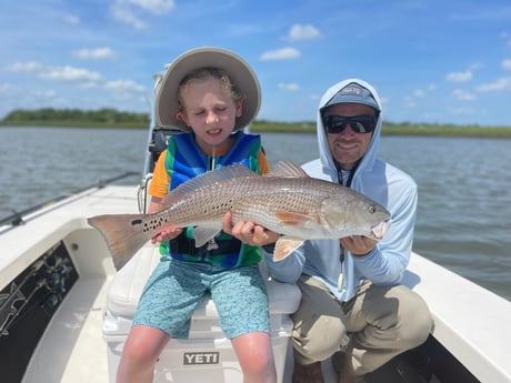 Redfish fishing in Wrightsville Beach, North Carolina