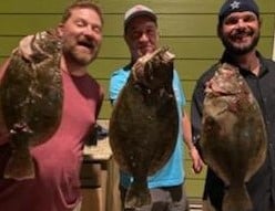 Flounder fishing in Freeport, Texas