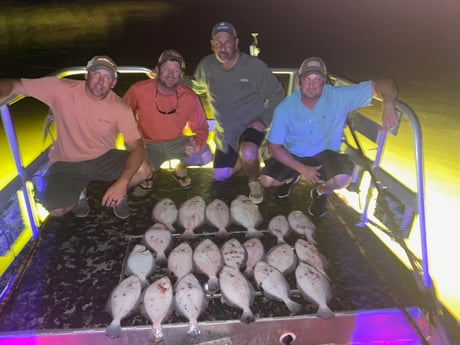 Flounder fishing in Port O&#039;Connor, Texas