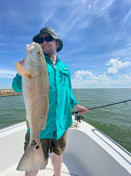 Redfish fishing in Galveston, Texas