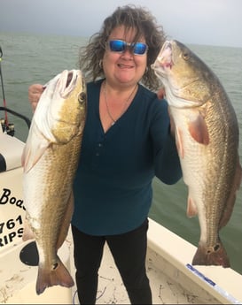 Redfish fishing in South Padre Island, Texas