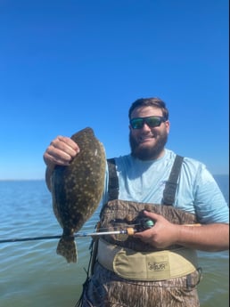 Flounder fishing in Galveston, Texas