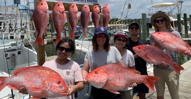 Red Snapper fishing in Biloxi, Mississippi