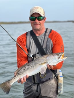 Speckled Trout / Spotted Seatrout fishing in Aransas Pass, Texas