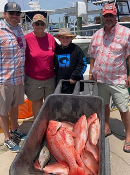 Red Snapper fishing in Orange Beach, Alabama