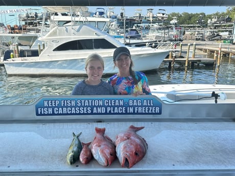 Mahi Mahi, Red Snapper, Vermillion Snapper Fishing in Destin, Florida