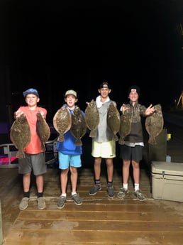 Flounder, Fluke fishing in Port O&#039;Connor, Texas