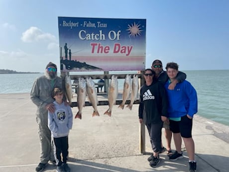 Redfish fishing in Rockport, Texas