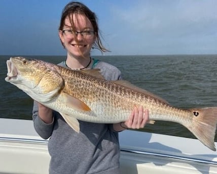 Redfish fishing in Galveston, Texas