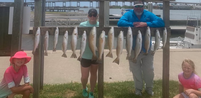 Redfish, Speckled Trout / Spotted Seatrout fishing in Rockport, Texas