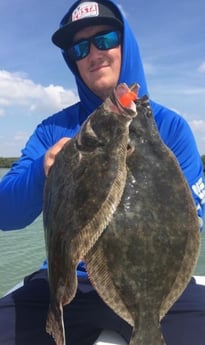 Flounder fishing in South Padre Island, Texas