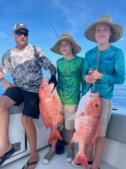 Red Snapper fishing in Freeport, Texas