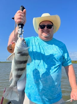 Black Drum Fishing in Galveston, Texas