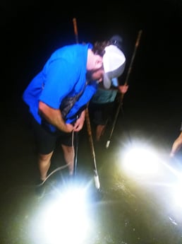 Flounder fishing in Rio Hondo, Texas