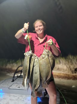 Flounder Fishing in South Padre Island, Texas