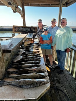 Flounder, Redfish, Speckled Trout Fishing in Galveston, Texas