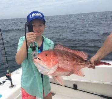 Red Snapper fishing in Santa Rosa Beach, Florida