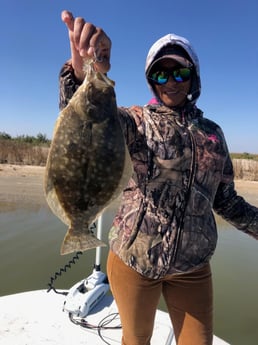 Flounder fishing in Surfside Beach, Texas