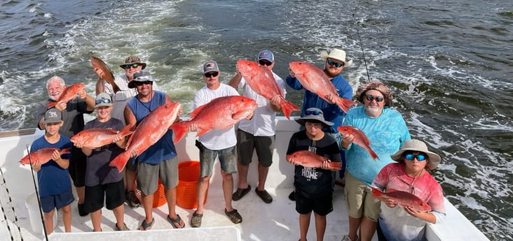 Red Snapper fishing in Orange Beach, Alabama